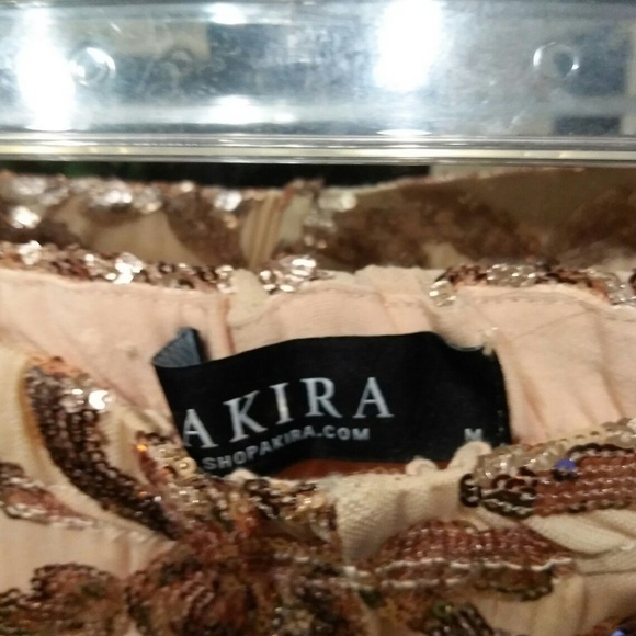 Junior Rose/Gold Sequin Pant Suit size Med - Picture 5 of 7